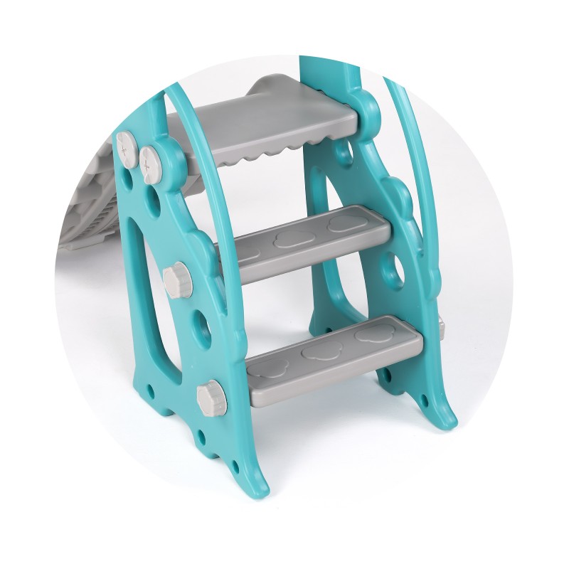 Kids slide 116 cm. DINO green