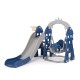 Kid's slide, swing and ball ring blue Kids slide, swing and ball ring blue