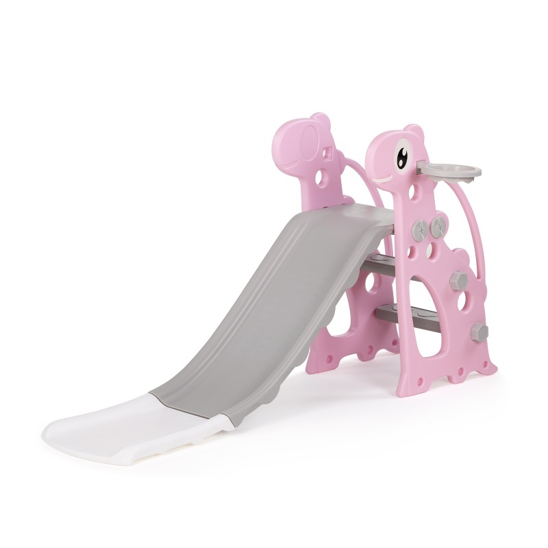 Kids slide 116 cm. DINO pink