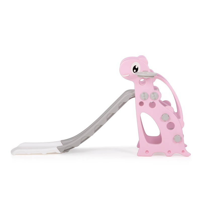 Kids slide 116 cm. DINO pink