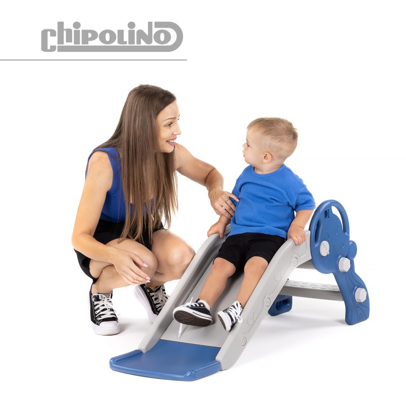 Kids slide 116 cm. Tree blue