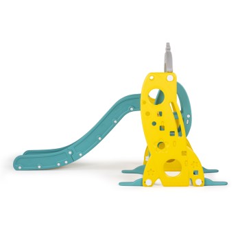 Kid's slide, swing and ball ring multi