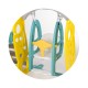Kid's slide, swing and ball ring multi Kids slide, swing and ball ring multi