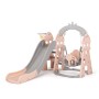 Kid's slide, swing and ball ring pink