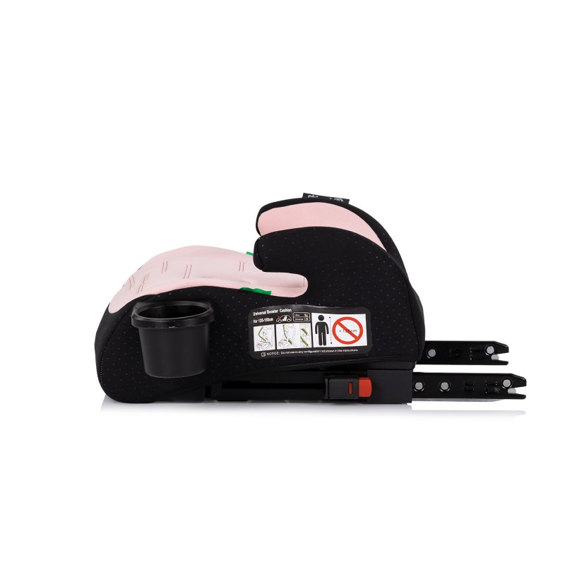 Car seat I-SIZE 125-150 cm "GO BOOST ISO" powder pink