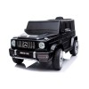 Battery operated SUV Mercedes AMG G63 black, EVA wheels, leather seat