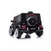 Battery operated SUV Mercedes AMG G63 black, EVA wheels, leather seat