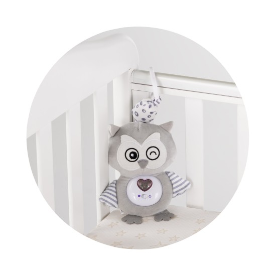 Plush toy for stroller and bed "Owl" Plush toy for stroller and bed "Owl"
