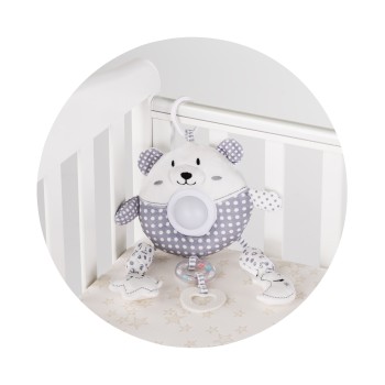 Plush toy for stroller and bed "Big bear"