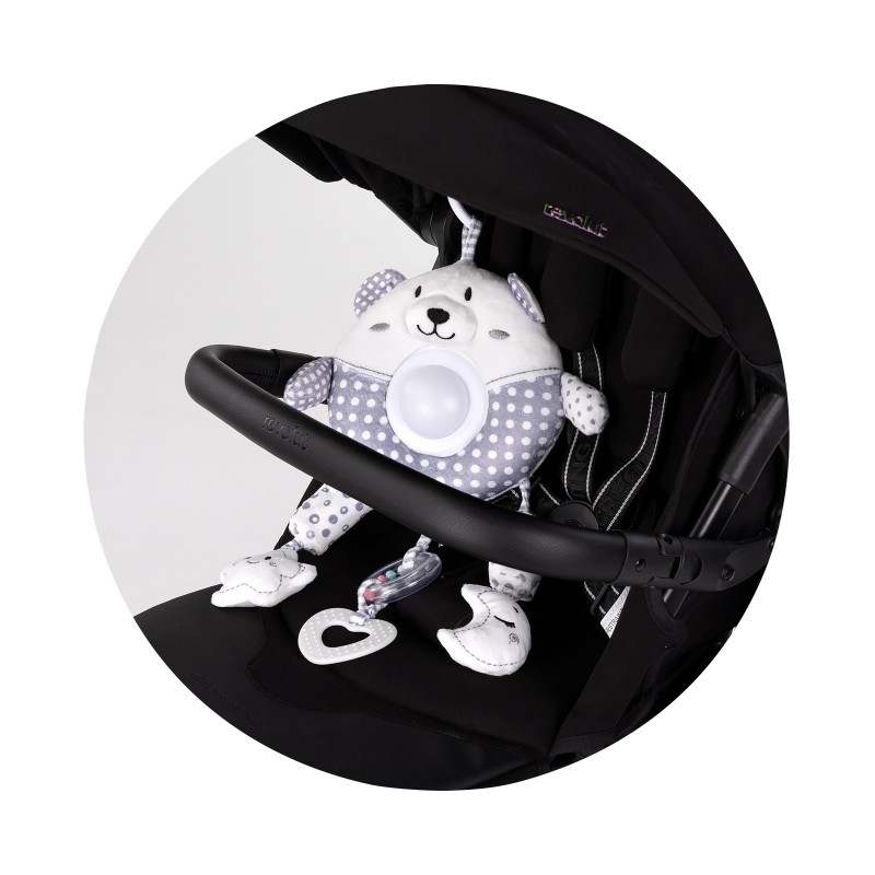 Plush toy for stroller and bed Big bear