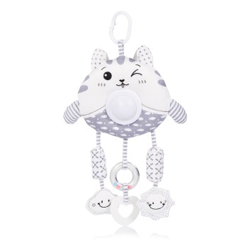 Plush toy for stroller and bed "Big kitty"