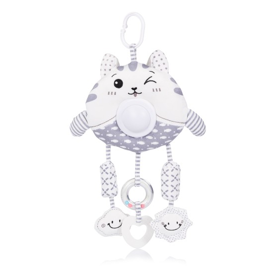 Plush toy for stroller and bed "Big kitty"