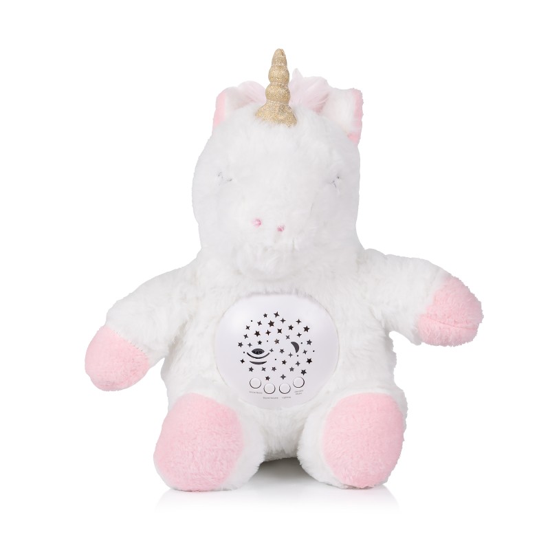 Plush toy with projector and music Little Unicorn