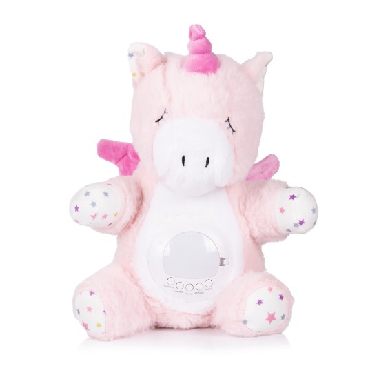 Plush toy with projector and music Unicorn