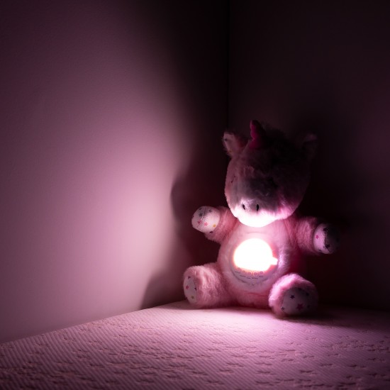 Plush toy with projector and music Unicorn