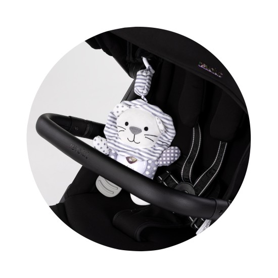 Plush toy for stroller and bed "Lion"