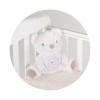 Plush toy with projector and music Bear white