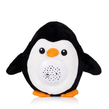 Plush toy with projector and music "Little Penguin"