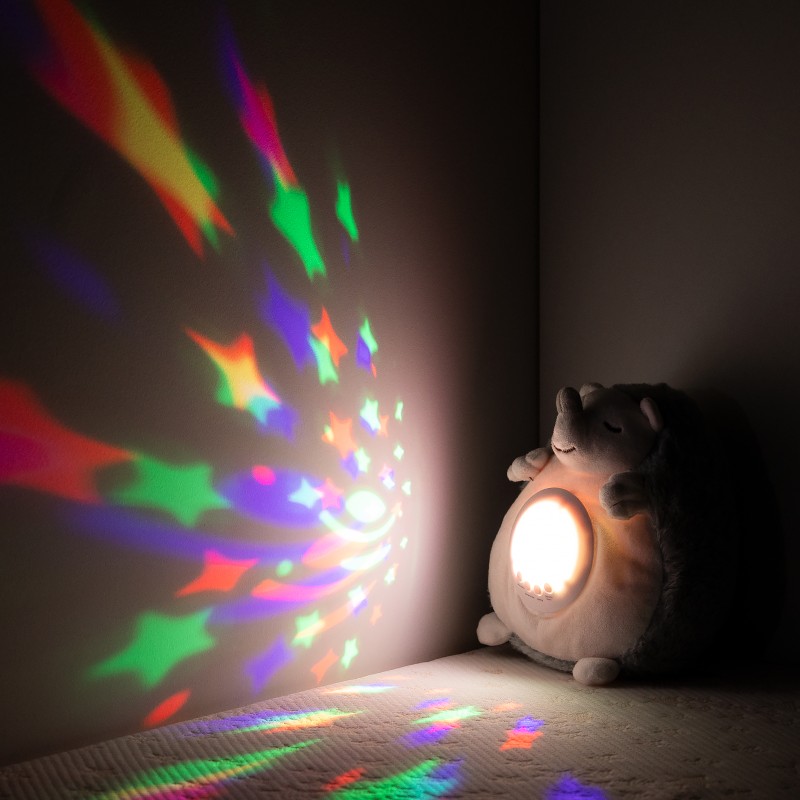 Plush toy with projector and music Little Hedgehog