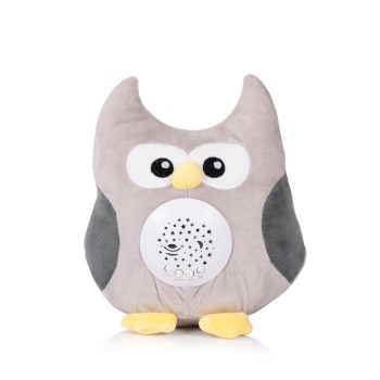 Plush toy with projector and music "Little Owl"