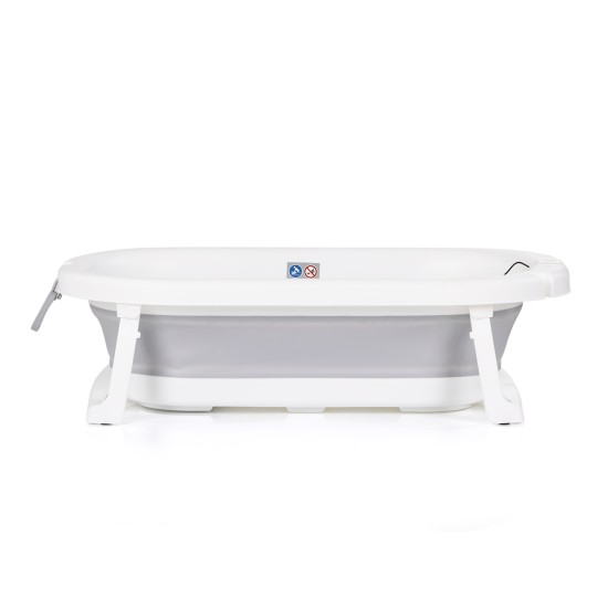 Folding bathtub Bubble Spa with thermometer,bucket and rinse cup - grey Folding bathtub Bubble Spa with thermometer,bucket and rinse cup - grey