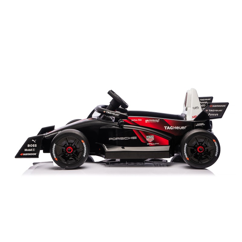 Battery operated car Formula E Porsche red