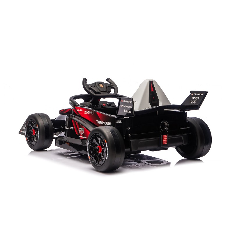 Battery operated car Formula E Porsche red