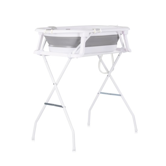 Bath tub w/ bath net and stand Malibu (78cm)  - grey
