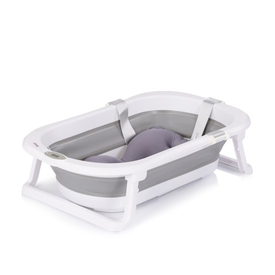 Bath tub w/ bath net and stand Malibu (78cm)  - grey