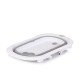 Bath tub w/ bath net and stand Malibu (78cm)  - grey