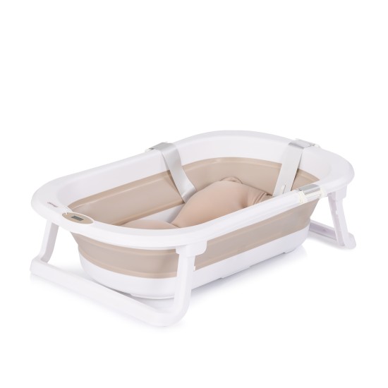 Bath tub w/ bath net and stand Malibu (78cm)  - beige