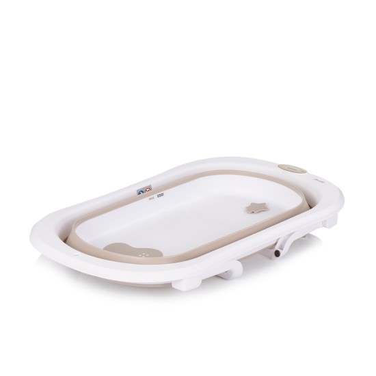 Bath tub w/ bath net and stand Malibu (78cm)  - beige