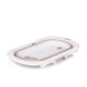 Bath tub w/ bath net and stand Malibu (78cm)  - beige