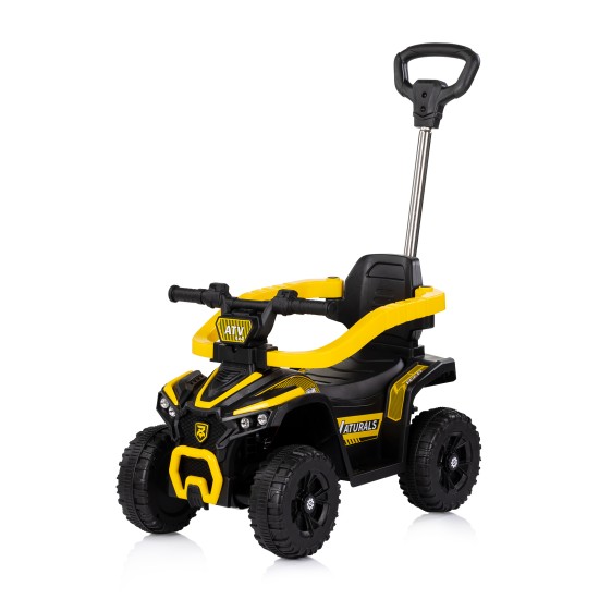 Ride on car with handle ATV yellow
