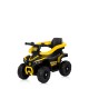 Ride on car with handle ATV yellow
