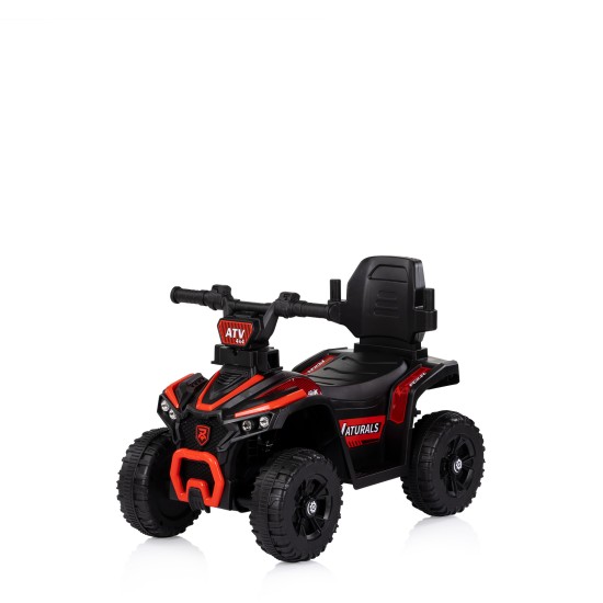 Ride on car with handle ATV red