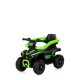 Ride on car with handle ATV green