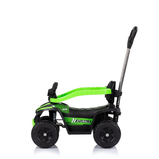 Ride on car with handle ATV green