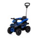 Ride on car with handle ATV blue