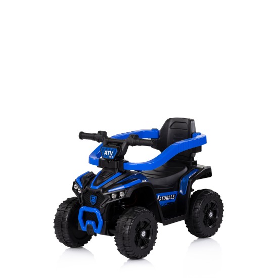 Ride on car with handle ATV blue