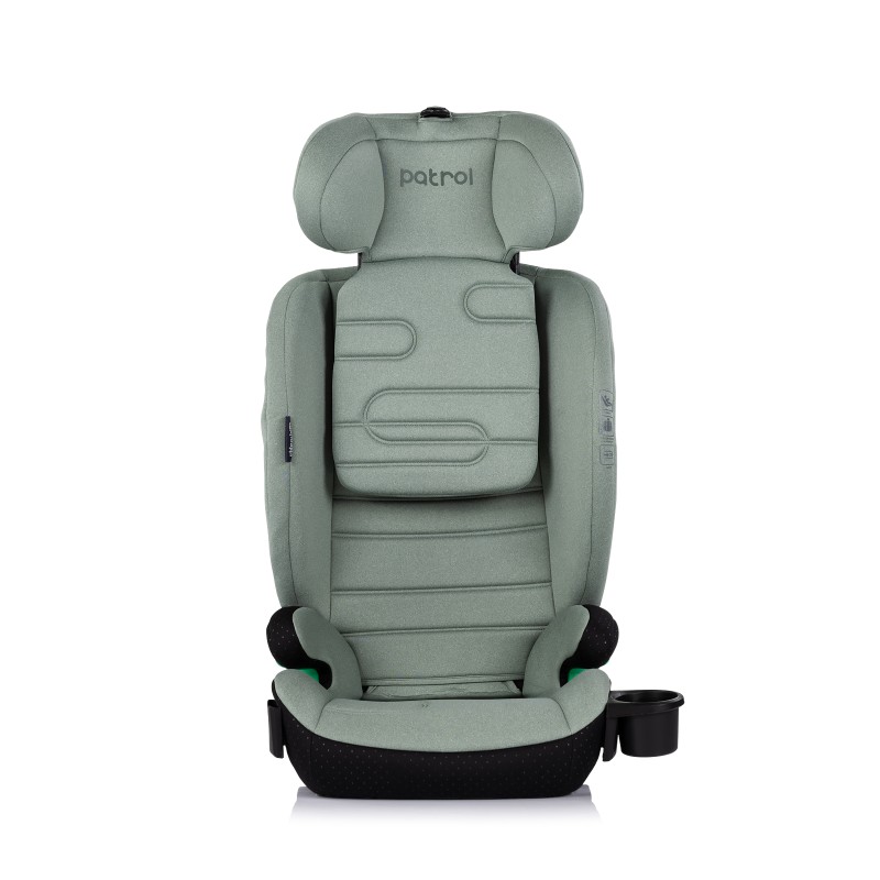 Car seat I-SIZE 100-150 cm ISOFIX "PATROL"matcha