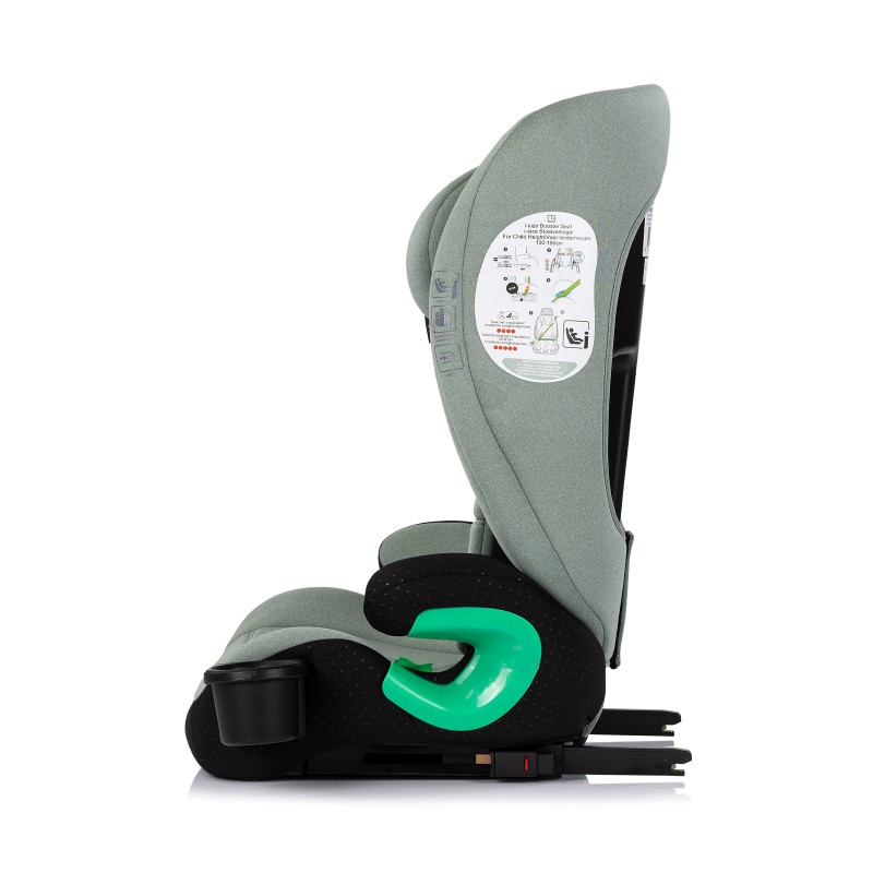 Car seat I-SIZE 100-150 cm ISOFIX "PATROL"matcha