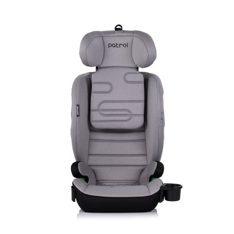 Car seat I-SIZE 100-150 cm ISOFIX "PATROL" platinum