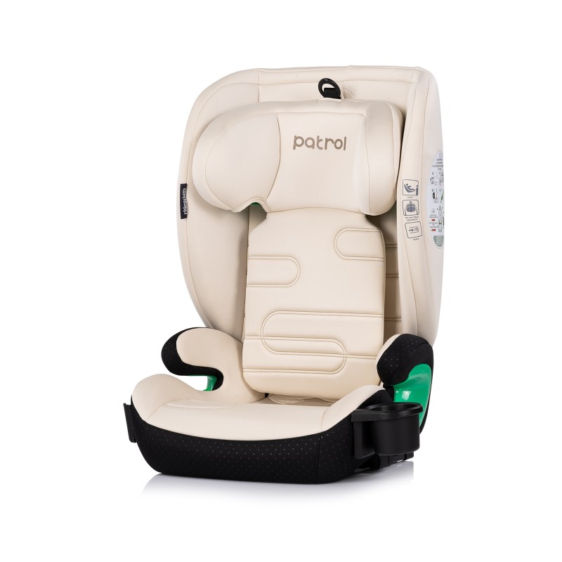 Car seat I-SIZE 100-150 cm ISOFIX "PATROL"cashmere