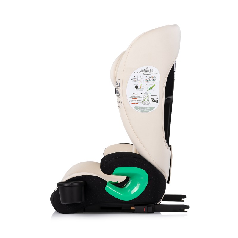 Car seat I-SIZE 100-150 cm ISOFIX "PATROL"cashmere