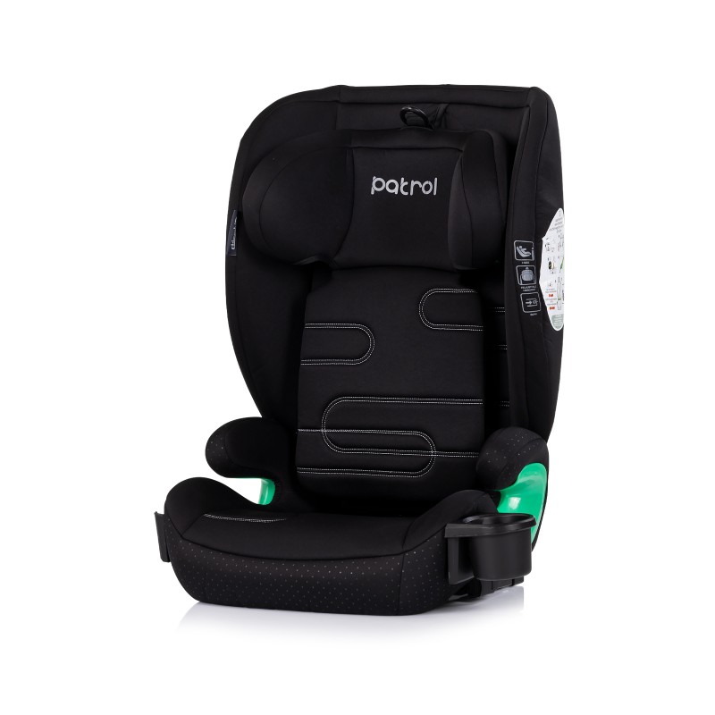 Car seat I-SIZE 100-150 cm ISOFIX "PATROL" noir