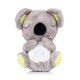 Plush toy breathing with music "Otter" grey Plush toy breathing with music Otter grey
