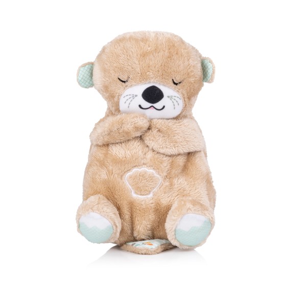 Plush toy breathing with music "Otter" beige Plush toy breathing with music Otter beige