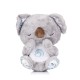 Plush toy breathing with music Koala grey