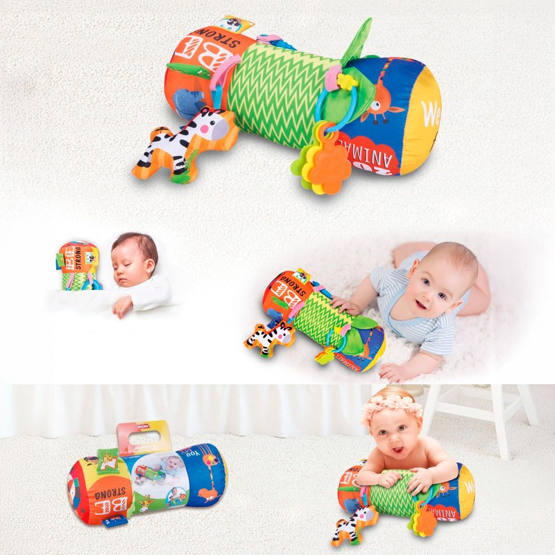 Baby pillow for active gymnastics green